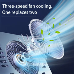 Aluminum Laptop Stand with Cooling Fan Adjustable Bracket for 11″–16″ Laptops by Snagg A Cooling Pad