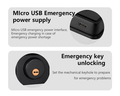 Waterproof Smart Deadbolt Lock – Biometric Fingerprint & Keypad Entry by Snagg A Smart Door Lock