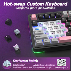 75% Wireless Mechanical Keyboard - 4000mAh Battery by Snagg A Keyboard