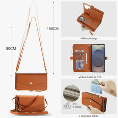 Detachable Magnetic Crossbody Wallet Case – Samsung Galaxy S22 Series
