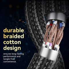 Cat8 Ethernet Cable – 40Gbps 2000MHz High-Speed Braided LAN Cord for Laptop, PS5 & Router by Snagg A Network Cable