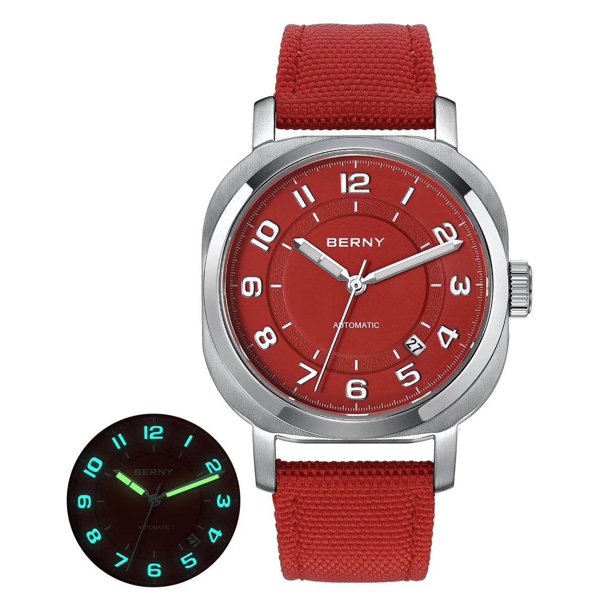 BERNY Mechanical Cushion Watch - SnaggIt