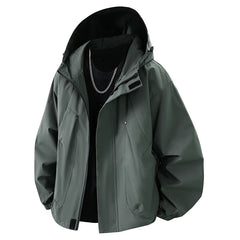 Men’s Casual Hooded Waterproof Jacket by Snagg A Jacket