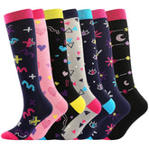Stylish Compression Socks Elastic Support for Varicose Veins & Swelling Relief