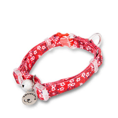 Floral Pet Collar with Bell – Adjustable, Safe & Stylish by Snagg A Pet Collars