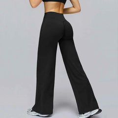 Women's Straight Leg Naked-Feel Wide Leg Yoga Pants | Gym Fitness Pilates Workout Leggings