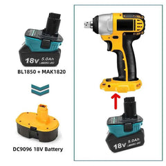 MAK1820 battery adapter for Makita 18V batteries to DeWalt 18V tools – image 5