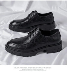Men’s Height-Increasing Leather Dress Shoes by Snagg A Shoes