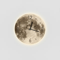 20 Inch LED Wall Clock – Moon & Earth Design by Snagg A Clock