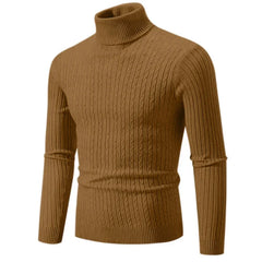 Men’s Essential Turtleneck Pullover | 2026 Winter High-Neck Knitted Sweater