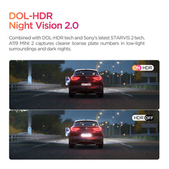 Ultra Compact 2K Quad HD Dash Cam | Sony STARVIS 2 Night Vision & Smart Voice Control