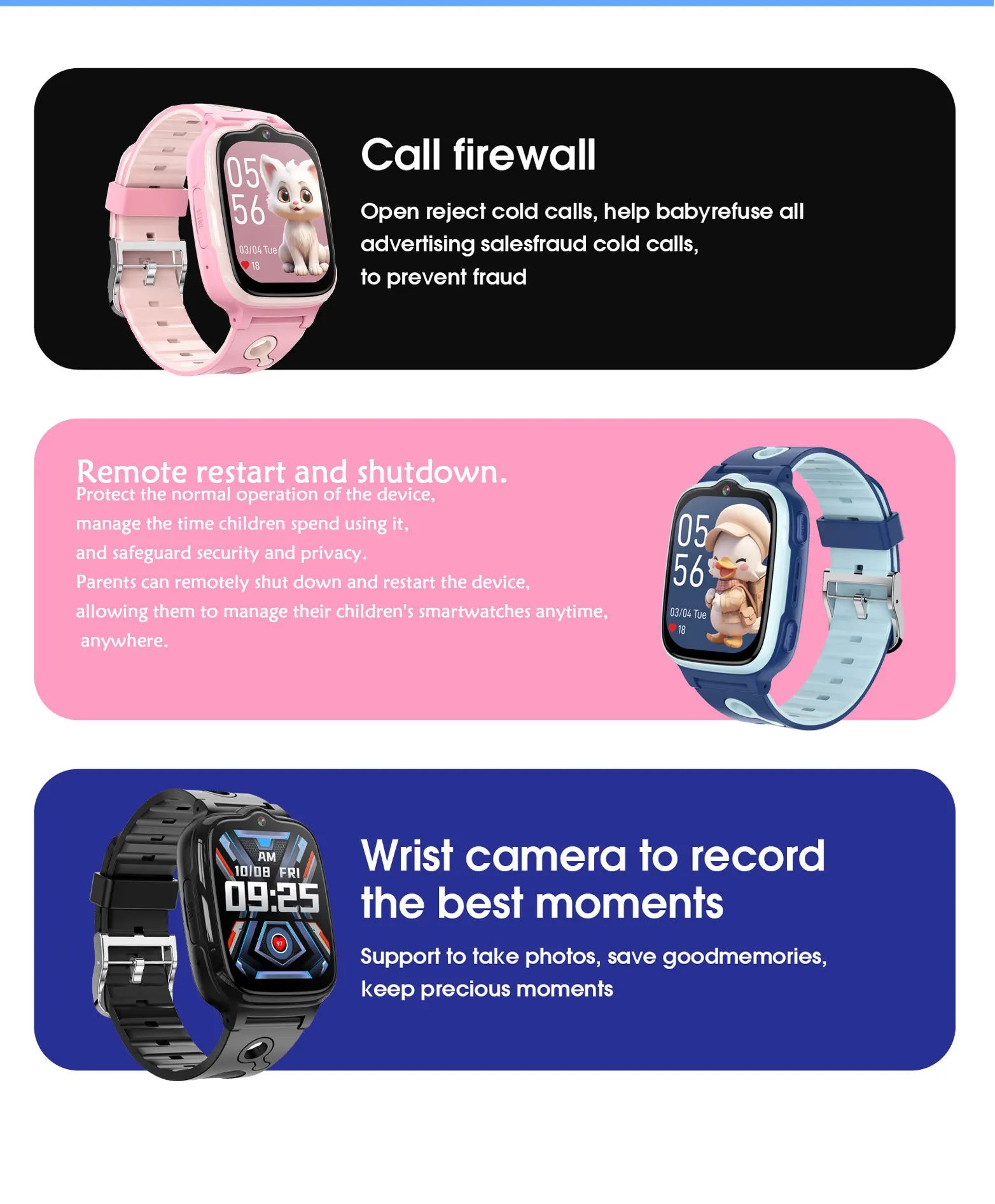 SmartAurora W19 – 4G Kids Smartwatch by Snagg A Watch