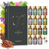 15 Piece Aromatherapy Collection – 100% Pure Essential Oil Library for Diffusion, Candle Making & DIY Wellness