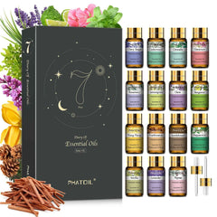 15 Piece Aromatherapy Collection – 100% Pure Essential Oil Library for Diffusion, Candle Making & DIY Wellness