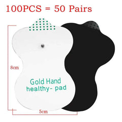 Reusable TENS EMS Electrode Pads – Conductive Gel Therapy Patches