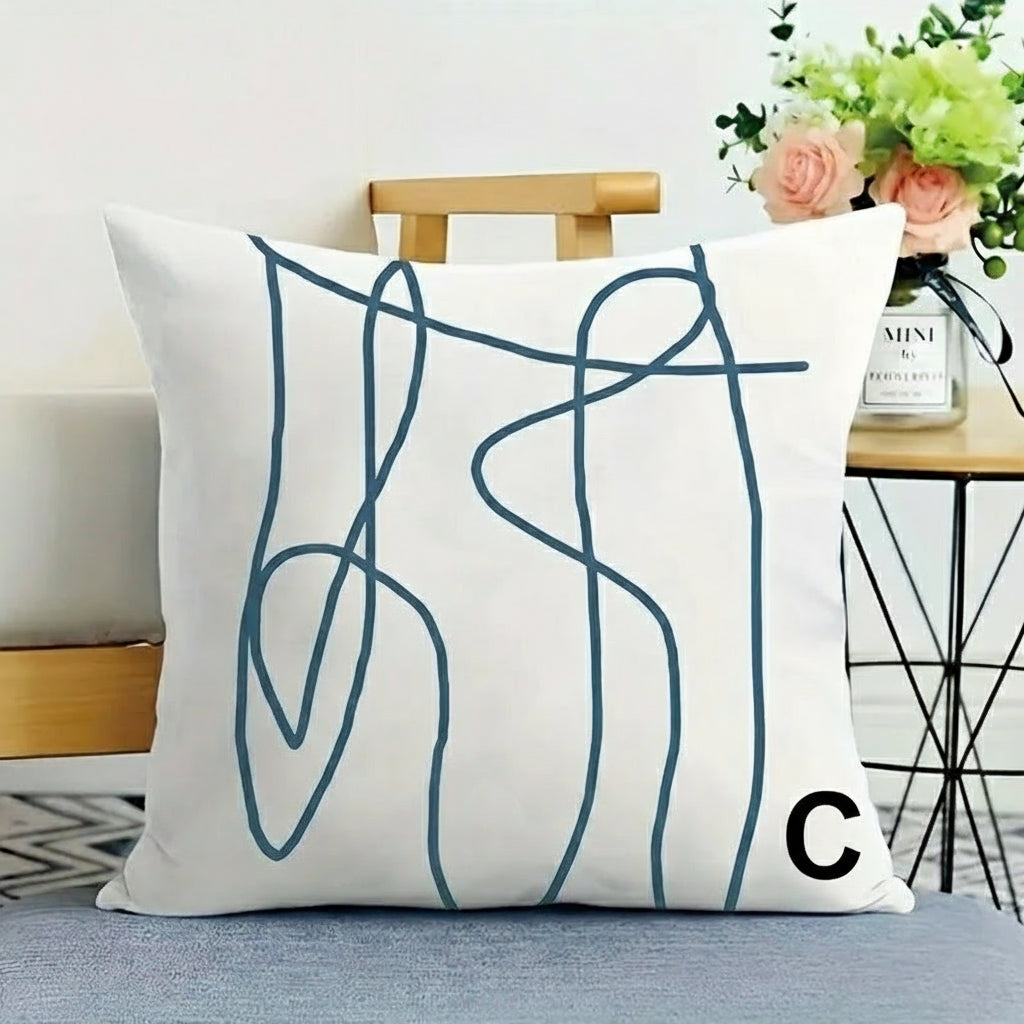 Abstract Geometric Cushion Cover by Snagg A Cushion Cover