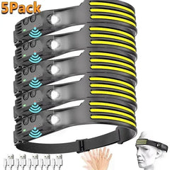 Powerful COB LED Induction Headlamp by Snagg A Headlamp