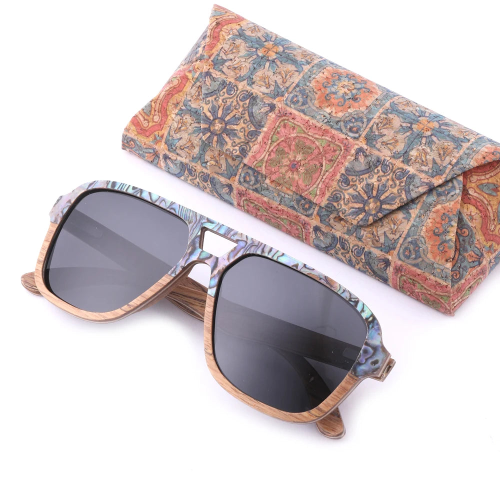 Shell Wooden Sunglasses by Snagg It Sunglasses