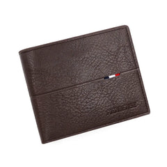 Slim PU Leather Short Wallet with Card, Photo & Coin Pockets