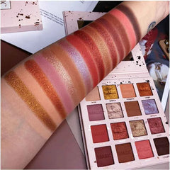 16 Color Multi Texture Palette – Professional Matte, Shimmer & Metallic Artistry