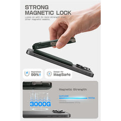MagSafe Compatible Magnetic Tripod Phone Stand with Card Holder by Snagg A MagSafe Wallet