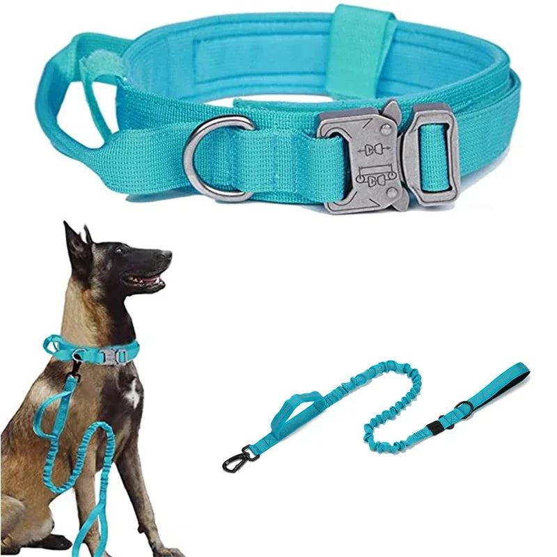 Tactical Dog Collar & Leash Set by Snagg A Leash