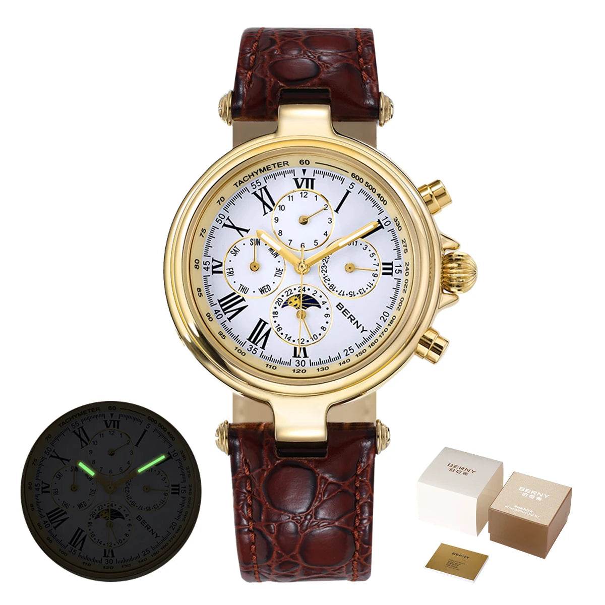 BERNY Retro Automatic Watch - SnaggIt