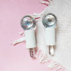 2PCS Ice Roller Balls – Cryo Facial Cooling Globes for Puffiness, Tightening & Glow