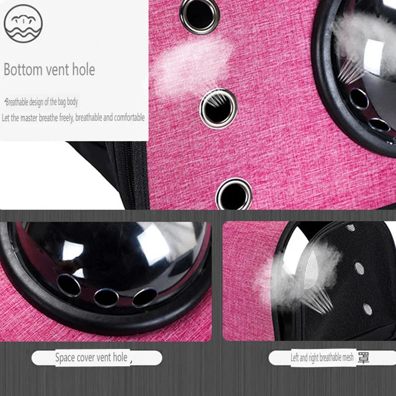 Portable Space Capsule Pet Travel Bag by Sangg A Pet Backpack