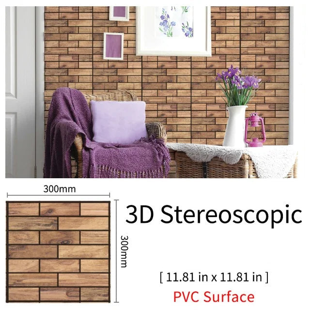 Imitation Brick & Cobblestone Wall Stickers by Snagg A Wall Sticker