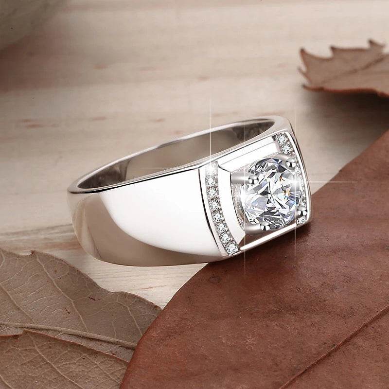 1ct Men’s Moissanite Ring - SnaggIt