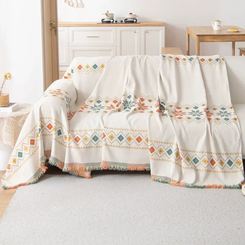 Bohemian Chenille Sofa Cover by Snagg A Sofa Cover