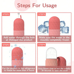 Ice Face Roller & Stainless Steel Gua Sha Tool Set