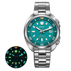 BERNY 20ATM Diver Watch – Stainless Steel Strap - SnaggIt