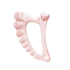 Ergonomic Ceramic Gua Sha Board – Korea Angle Wing Face & Body Sculpting Tool