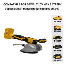 8 Speed Tile Tiling Machine | High Efficiency Vibrating Leveling Tool Compatible With Dewaly 18V Batteries