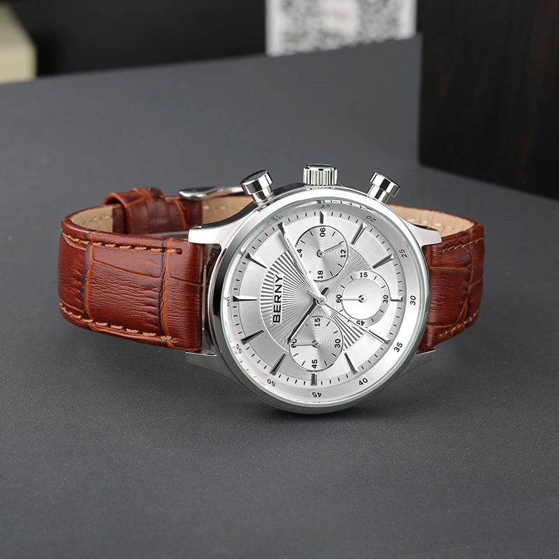 BERNY Quartz Chronograph Sport Watch for Men - SnaggIt