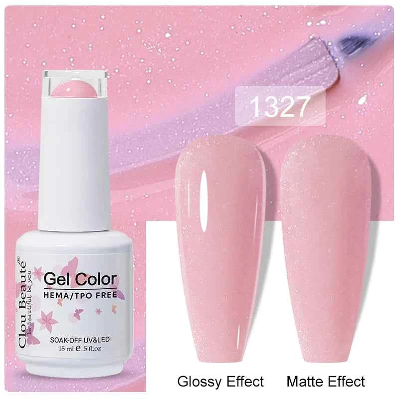 Professional 15ml HEMA & TPO Free Gel Polish – High-Performance Red & Multi Tone Semi Permanent Varnish
