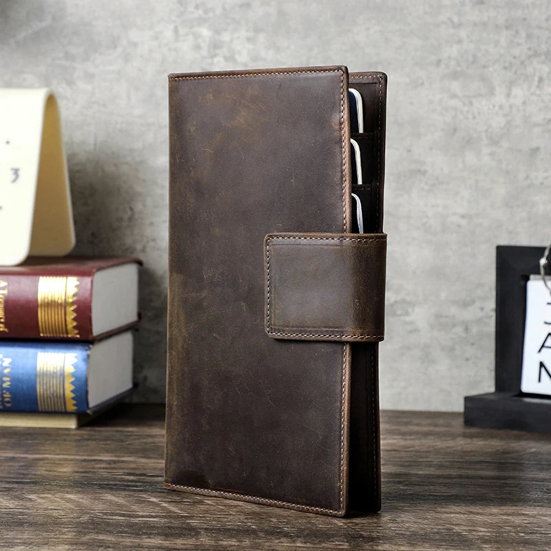 Genuine Leather Family Passport Clutch Wallet by Snagg It Wallet