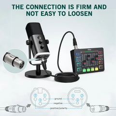 Male to Female Audio Cord for Dynamic or Condenser Mics, Mixers & Sound Cards by Snagg A Microphone Cable
