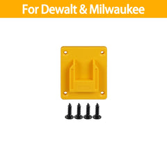 Cordless Drill & Power Tool Wall Mount Holder Compatible with Makita, DeWalt, Bosch & Milwaukee 18V Tools