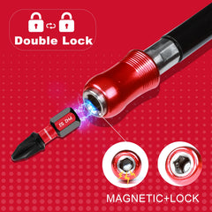 Flexible Drill Bit Extension & Screwdriver Bit Holders – Magnetic Hex Shank