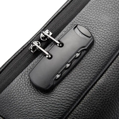 Leather Anti-Theft Waterproof Backpack by Snagg A Backpack
