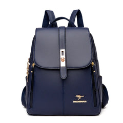 PU Leather Women's School & Travel Backpack