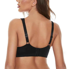 Plus Size Wire-Free Cotton Lace Bra | Full Figure Unpadded Ultra-Thin Soft Support