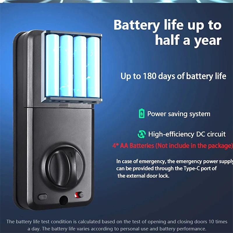 Waterproof Smart Deadbolt Lock – Biometric Fingerprint & Keypad Entry by Snagg A Smart Door Lock