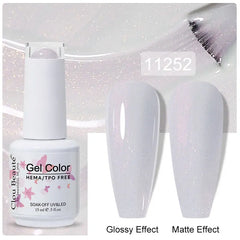 Professional 15ml HEMA & TPO Free Gel Polish – High-Performance Red & Multi Tone Semi Permanent Varnish