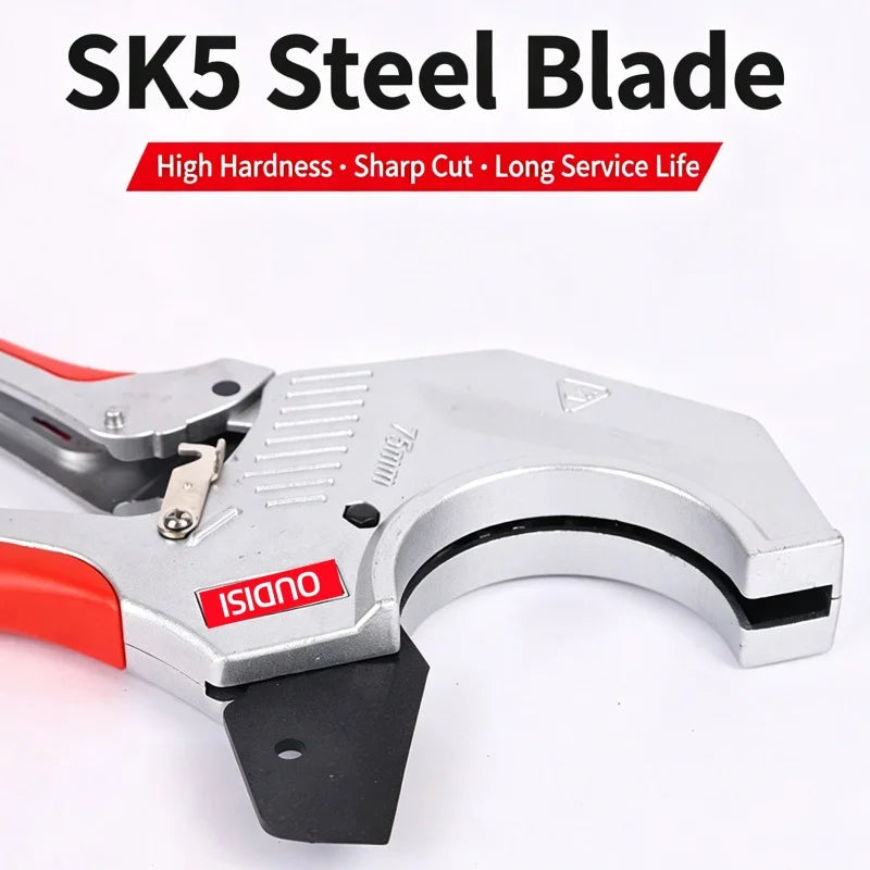 Ratchet pipe cutter with SK5 blade for PVC and PEX pipe – image 6