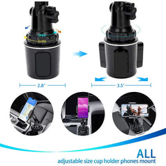 Adjustable Mobile Universal Car Cup Phone Holder by Snagg A Phone Holder