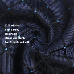 Men’s 8cm Plaid & Check Necktie with Matching Accessories